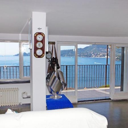 Nautilus Vista Mare Mozzafiato A 180 Gradi- Posto Auto Privato - 2 Camere Matrimoniali Piu 1 Divano Letto Singolo-Sky,Netflix-Wifi 200Mg Rapallo Eksteriør billede