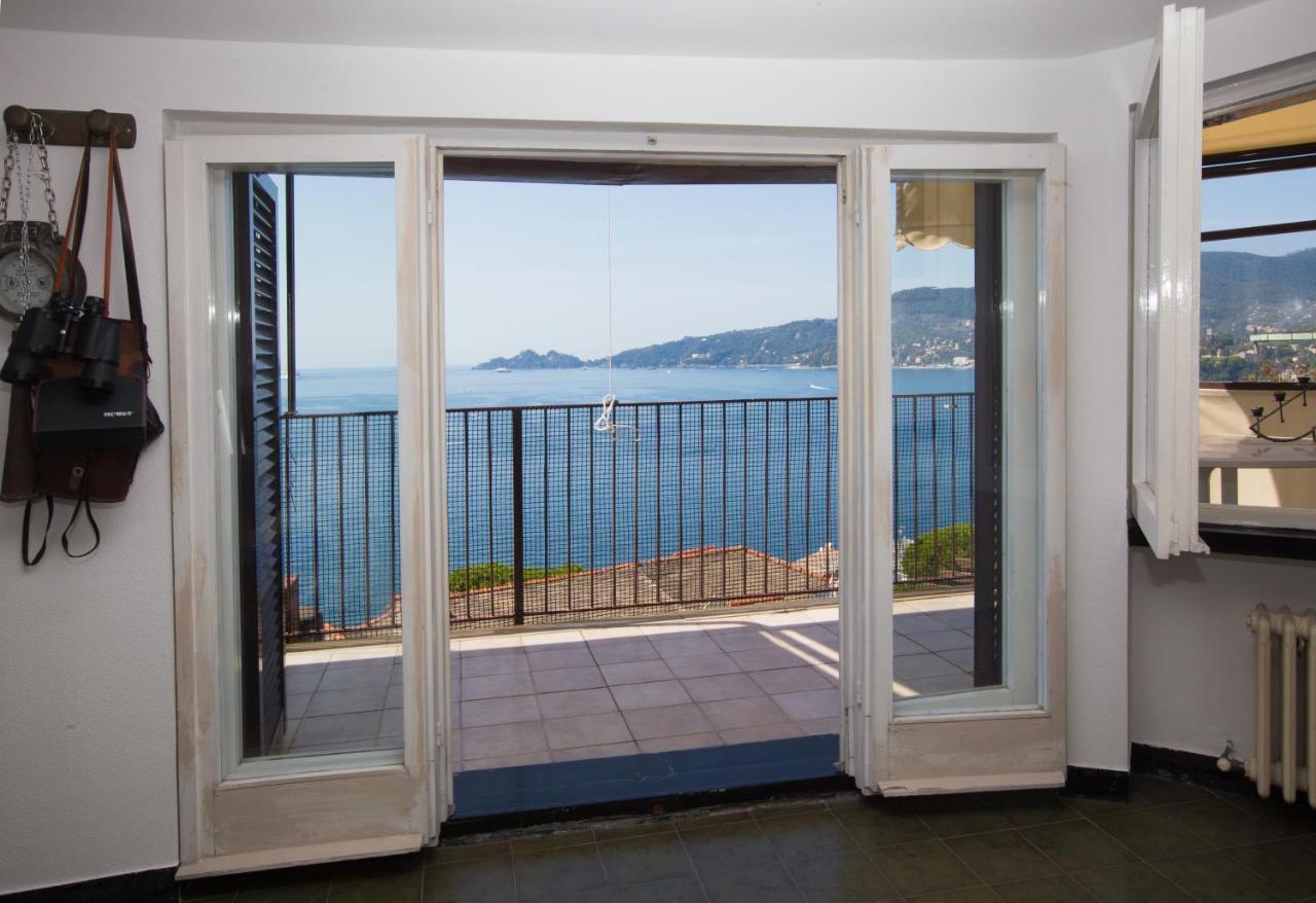 Nautilus Vista Mare Mozzafiato A 180 Gradi- Posto Auto Privato - 2 Camere Matrimoniali Piu 1 Divano Letto Singolo-Sky,Netflix-Wifi 200Mg Rapallo Eksteriør billede
