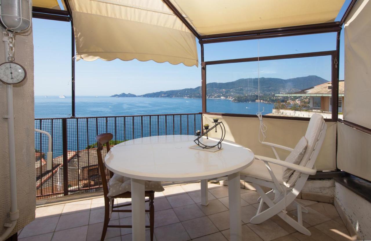 Nautilus Vista Mare Mozzafiato A 180 Gradi- Posto Auto Privato - 2 Camere Matrimoniali Piu 1 Divano Letto Singolo-Sky,Netflix-Wifi 200Mg Rapallo Eksteriør billede