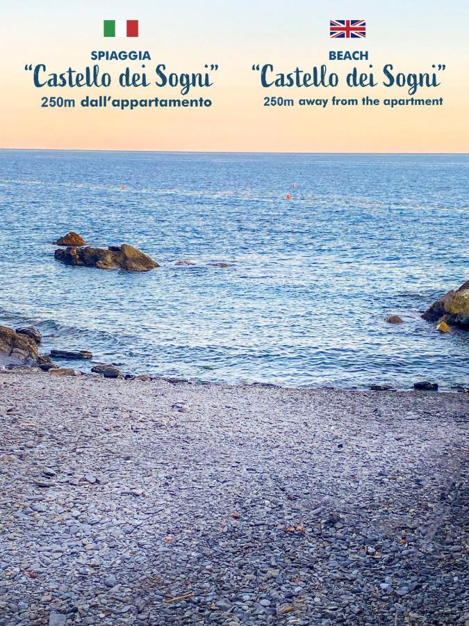 Nautilus Vista Mare Mozzafiato A 180 Gradi- Posto Auto Privato - 2 Camere Matrimoniali Piu 1 Divano Letto Singolo-Sky,Netflix-Wifi 200Mg Rapallo Eksteriør billede
