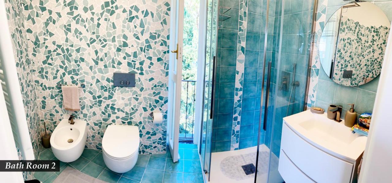 Nautilus Vista Mare Mozzafiato A 180 Gradi- Posto Auto Privato - 2 Camere Matrimoniali Piu 1 Divano Letto Singolo-Sky,Netflix-Wifi 200Mg Rapallo Eksteriør billede