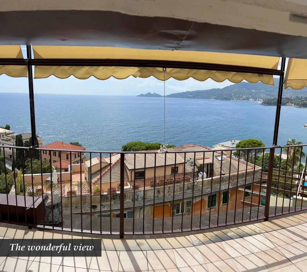 Nautilus Vista Mare Mozzafiato A 180 Gradi- Posto Auto Privato - 2 Camere Matrimoniali Piu 1 Divano Letto Singolo-Sky,Netflix-Wifi 200Mg Rapallo Eksteriør billede