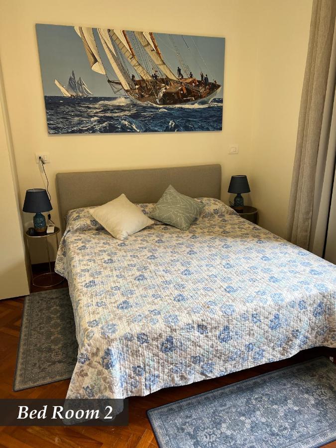 Nautilus Vista Mare Mozzafiato A 180 Gradi- Posto Auto Privato - 2 Camere Matrimoniali Piu 1 Divano Letto Singolo-Sky,Netflix-Wifi 200Mg Rapallo Eksteriør billede
