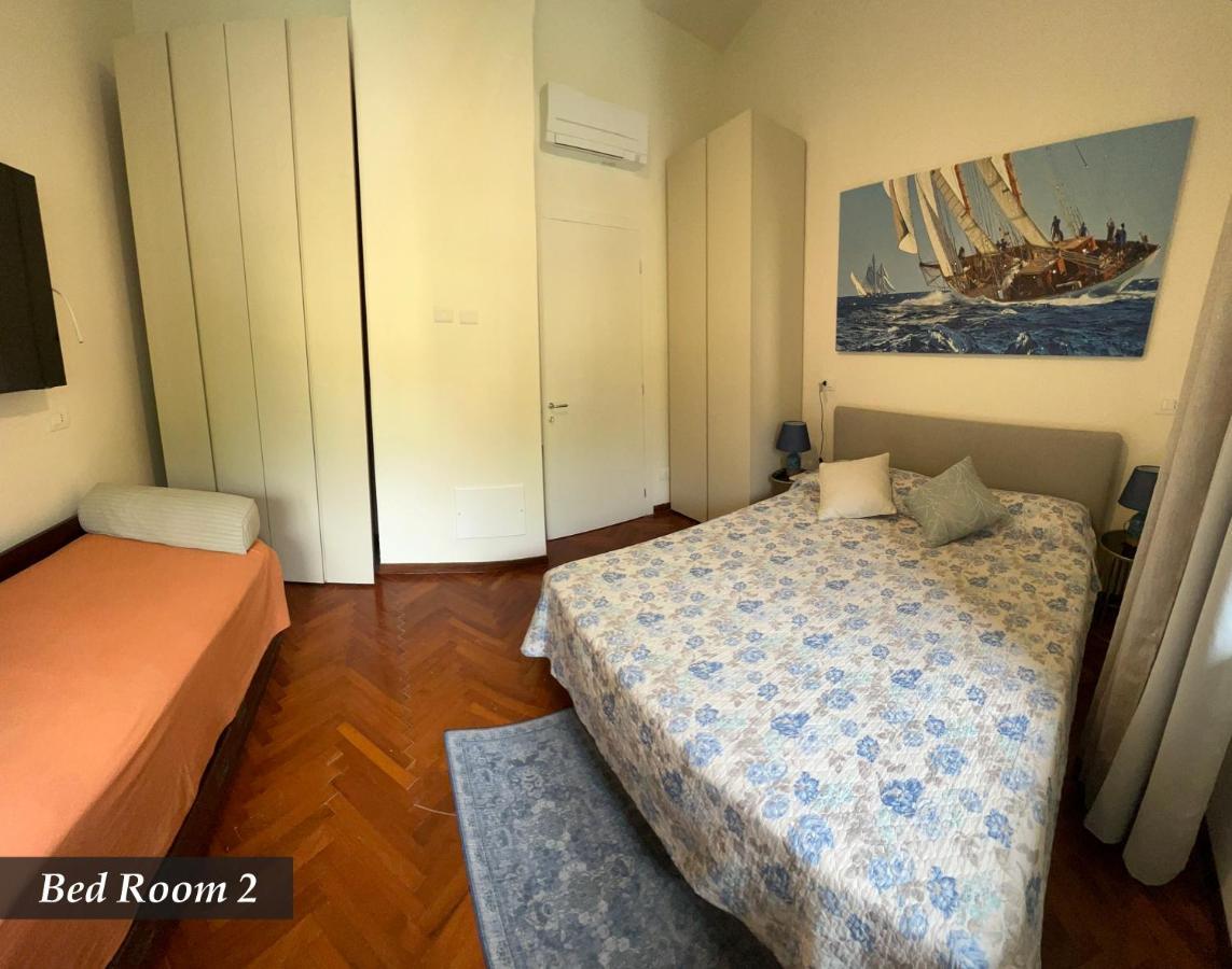 Nautilus Vista Mare Mozzafiato A 180 Gradi- Posto Auto Privato - 2 Camere Matrimoniali Piu 1 Divano Letto Singolo-Sky,Netflix-Wifi 200Mg Rapallo Eksteriør billede
