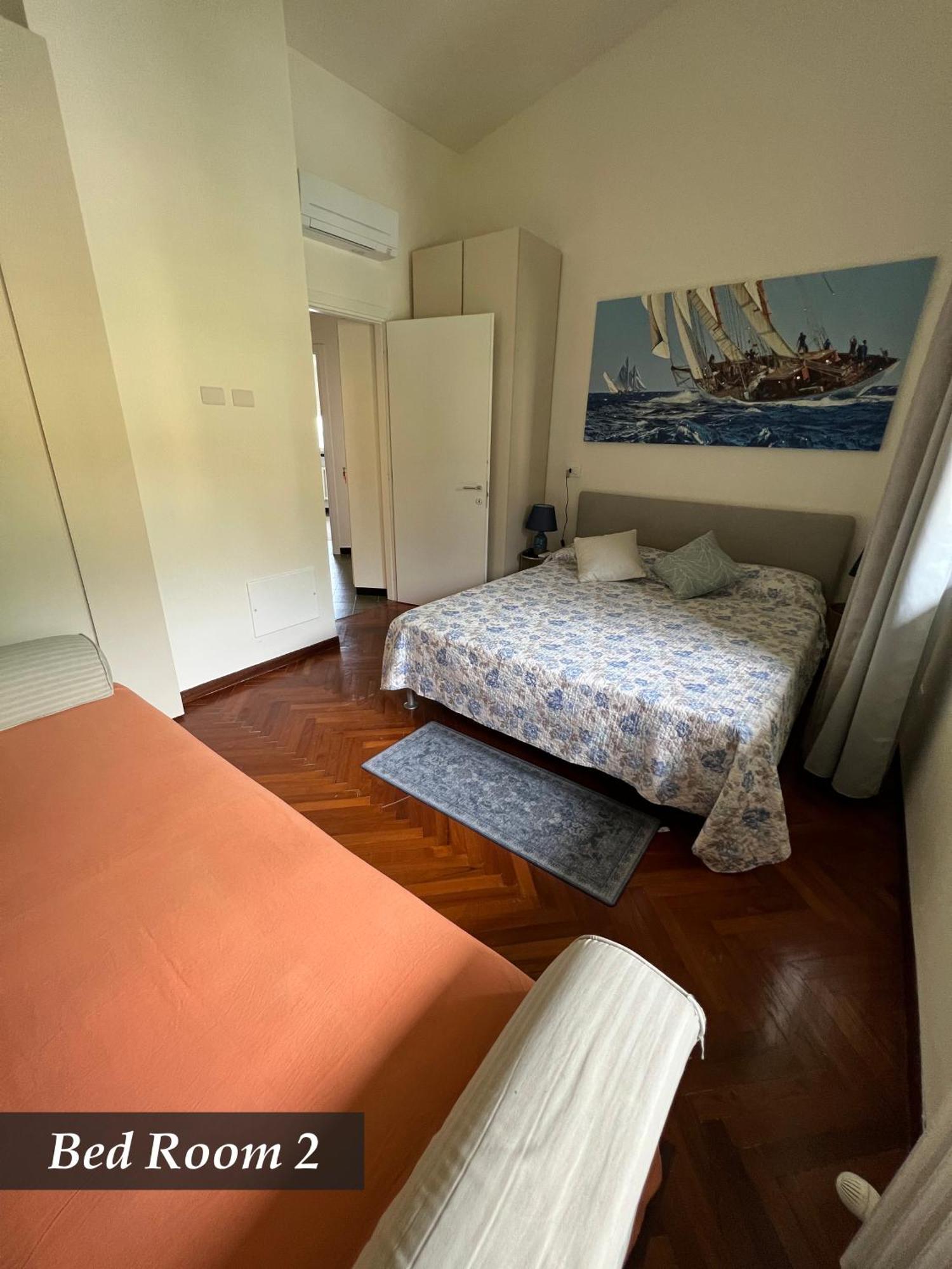 Nautilus Vista Mare Mozzafiato A 180 Gradi- Posto Auto Privato - 2 Camere Matrimoniali Piu 1 Divano Letto Singolo-Sky,Netflix-Wifi 200Mg Rapallo Eksteriør billede